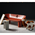 Design moderno plástico roly poly sofá